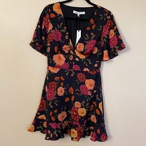 Cupcakes and Cashmere black Floral Dress